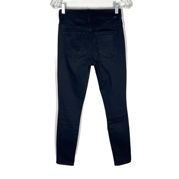Mother Sz 25 Womens High Waisted Looker Jeans Not Guilty Black - Picture 6 of 13